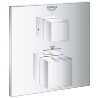  Grohtherm Thermostatic / Volume Control Trim Trim Kit - Starlight Chrome