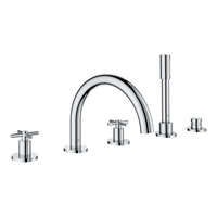  Atrio Deck Mount With Handshower Tub Faucet - Chrome