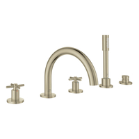  Atrio Deck Mount With Handshower Tub Faucet - Brushed Nickel