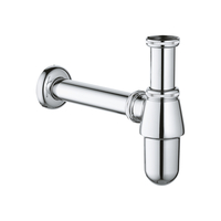  Universal P-Trap Bathroom Accessory - Chrome
