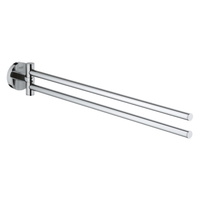  Essentials Towel Bar Bathroom Accessory - Starlight Chrome