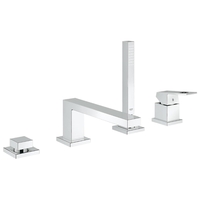  Eurocube Deck Mount With Handshower Tub Faucet - StarLight Chrome