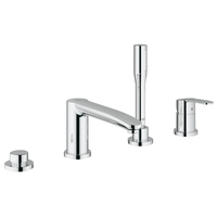  Eurostyle Cosmopolitan Deck Mount With Handshower Tub Faucet - StarLight Chrome