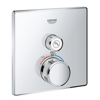  Grohtherm Thermostatic / Volume Control Trim Trim Kit - Starlight Chrome