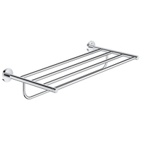  Essentials Towel Rack Bathroom Accessory - Starlight Chrome