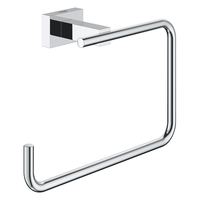 Essentials Cube Towel Ring Bathroom Accessory - Brushed Nickel