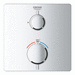 Grohe G24110000 Starlight Chrome Thermostatic / Volume Control Trim