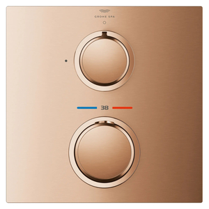 G29177DL1 Allure Thermostatic Valve Trim Trim Kit - Brushed Warm Sunset