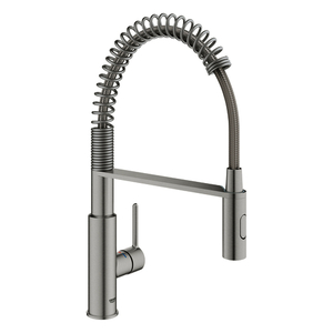 G30616DC0 Eurosmart Cosmopolitan Single Handle Kitchen Faucet - Super Steel