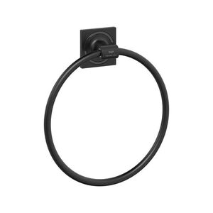 G403392431 Allure Towel Ring Bathroom Accessory - Matte Black
