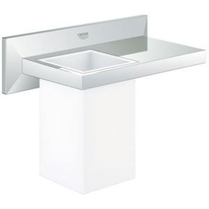 G40503000 Allure Brilliant Toothbrush & Tumbler Holder Bathroom Accessory - StarLight Chrome