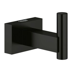 G405112431 Essentials Cube Robe Hook Bathroom Accessory - Matte Black