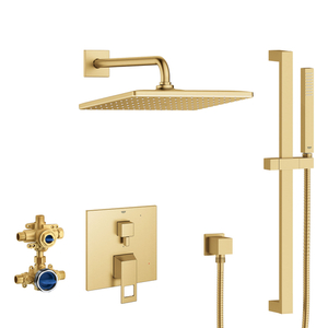 G29432GN0 Eurocube Shower System Shower Faucet - Brushed Cool Sunrise G29432GN0 Eurocube Shower System Shower Faucet - Brushed Cool Sunrise