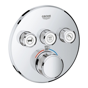 G29138000 Grohtherm Thermostatic / Volume Control Trim Trim Kit - Starlight Chrome G29138000 Grohtherm Thermostatic / Volume Control Trim Trim Kit - Starlight Chrome