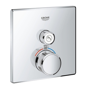 G29140000 Grohtherm Thermostatic / Volume Control Trim Trim Kit - Starlight Chrome