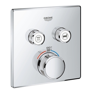 G29141000 Grohtherm Thermostatic / Volume Control Trim Trim Kit - Starlight Chrome G29141000 Grohtherm Thermostatic / Volume Control Trim Trim Kit - Starlight Chrome