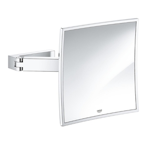 G40808000 Selection Cube Magnifying Mirror Bathroom Accessory - Starlight Chrome