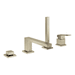 Grohe G19897EN1 Brushed Nickel Deck Mount Tub Faucet With Handshower
