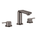Grohe G20578A0A Hard Graphite 8'' Widespread Bathroom Sink Faucet