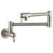 Hansgrohe H04059860 Steel Optik Pot Filler Kitchen Faucet