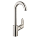 Hansgrohe H04507801 Steel Optik Single Hole Bar Faucet