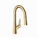 Hansgrohe H72815251 Brushed Gold Optic Single Hole Bar Faucet