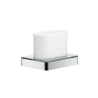  Universal Toothbrush & Tumbler Holder Bathroom Accessory - Chrome