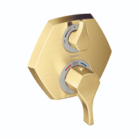  Locarno Thermostatic / Volume Control Trim Trim Kit - Brushed Gold Optic