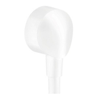  Wall Outlet Wall Supply Elbow Shower Accessory - Matte White