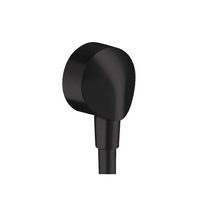  Wall Outlet Wall Supply Elbow Shower Accessory - Matte Black