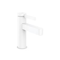  Finoris Single Hole Bathroom Faucet - Matte White