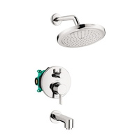  Croma One Handle Tub & Shower Faucet - Brushed Nickel