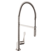  Citterio Single Handle Kitchen Faucet - Steel Optic