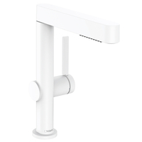  Finoris Single Hole Bathroom Faucet - Matte White