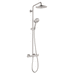 Hansgrohe H27115821 Brushed Nickel Custom Shower System Trim Kit