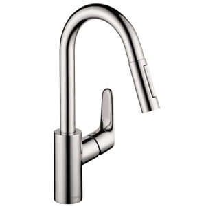 H04506001 Focus Pull-Out Spray Kitchen Faucet - Chrome