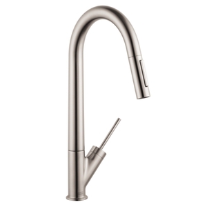 AX10821801 Starck Pull-Out Spray Kitchen Faucet - Stainles Steel