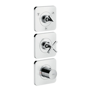 AX36704001 Citterio E Thermostatic / Volume Control Trim Trim Kit - Chrome