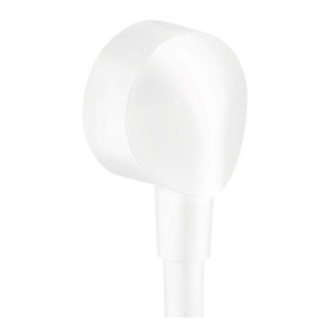 H27458703 Wall Outlet Wall Supply Elbow Shower Accessory - Matte White H27458703 Wall Outlet Wall Supply Elbow Shower Accessory - Matte White