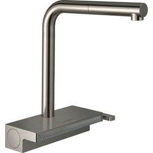 H73836801 Aquno Select Pull-Out Spray Kitchen Faucet - Steel Optic H73836801 Aquno Select Pull-Out Spray Kitchen Faucet - Steel Optic