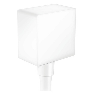 H26455701 FixFit Wall Supply Elbow Shower Accessory - Matte White H26455701 FixFit Wall Supply Elbow Shower Accessory - Matte White