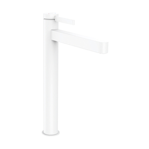 H76070701 Finoris Single Hole Bathroom Faucet - Matte White