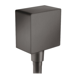 H26455341 FixFit Wall Supply Elbow Shower Accessory - Brushed Black Chrome