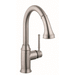 Hansgrohe H04216800 Steel Optik Single Hole Bar Faucet