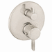 Hansgrohe H04230820 Brushed Nickel Thermostatic / Volume Control Trim