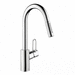 Hansgrohe H04701005 Chrome Pull-Out Spray Kitchen Faucet