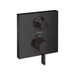 Hansgrohe H15714671 Matte Black Thermostatic / Volume Control Trim