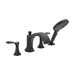 Hansgrohe H04817670 Matte Black Tub Faucet Trim Kit