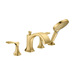 Hansgrohe H04817250 Brushed Gold Optic Tub Faucet Trim Kit