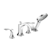 Hansgrohe H04817000 Chrome Tub Faucet Trim Kit